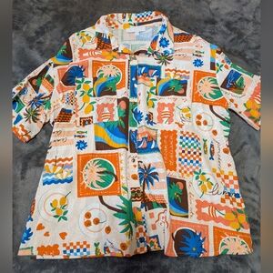 Sugarlips Colorful Patchwork Women's Shirt